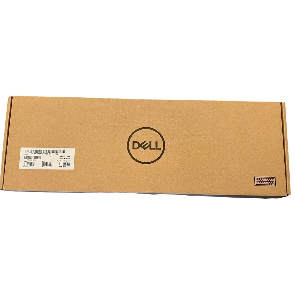 Dell KB216 Wired Multimedia Keyboard Black USB Chiclet Keys 0RKRON KB216-BK-US